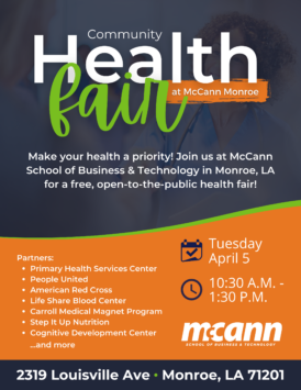 McCann Monroe Community Health Fair